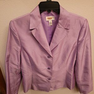 100% Silk Lavender Jacket